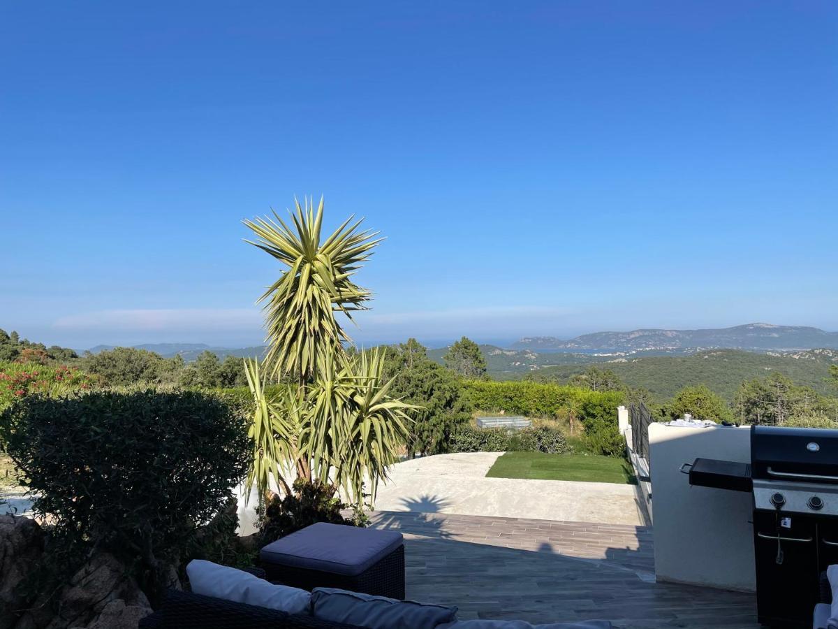 T2 rez de villa petite piscine privée Pascialella de Muratello vue mer Porto Vecchio Esterno foto