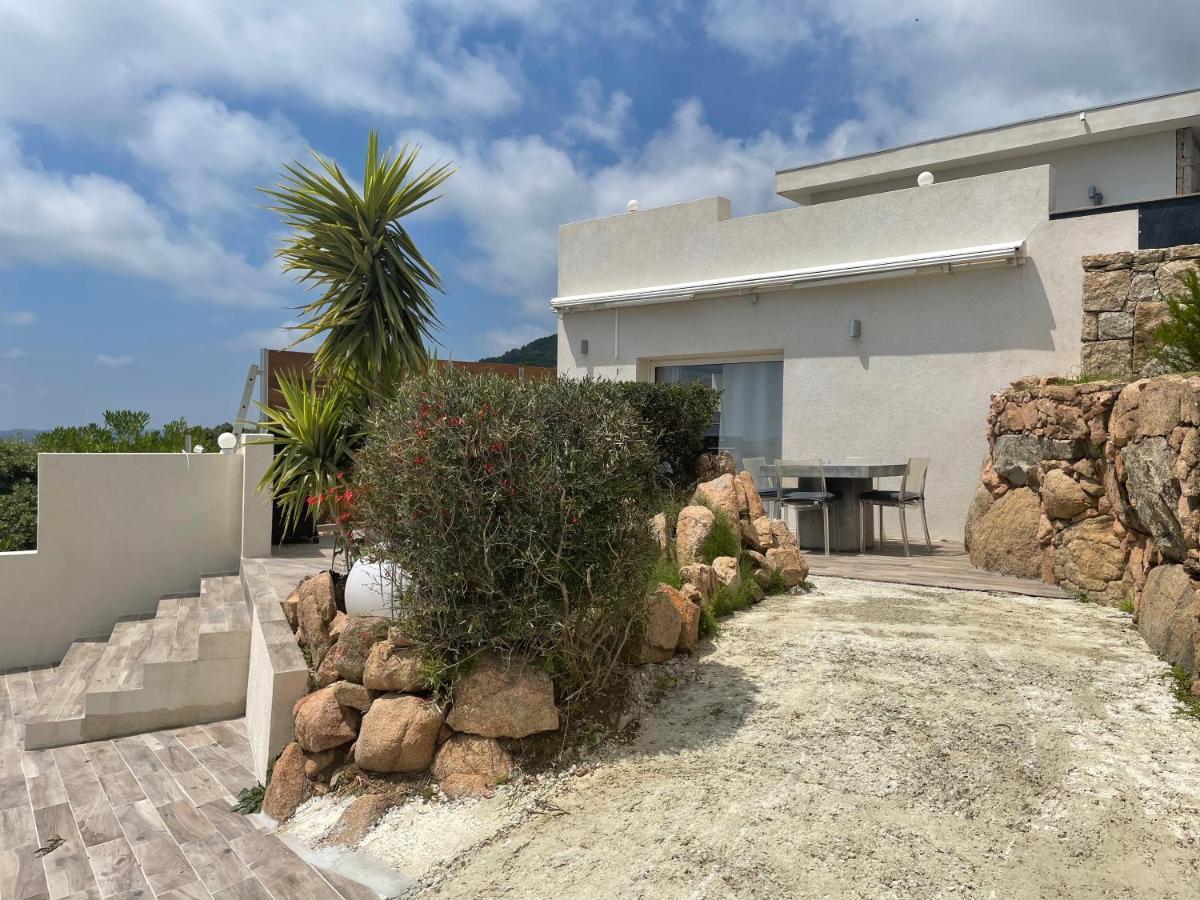 T2 rez de villa petite piscine privée Pascialella de Muratello vue mer Porto Vecchio Esterno foto