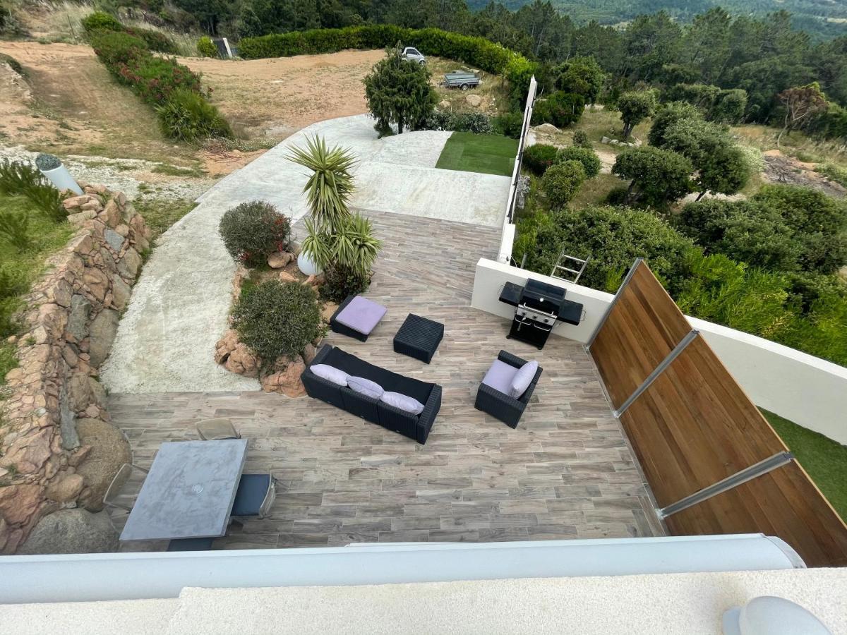 T2 rez de villa petite piscine privée Pascialella de Muratello vue mer Porto Vecchio Esterno foto