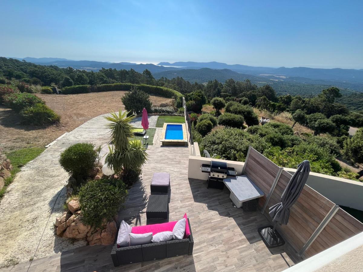 T2 rez de villa petite piscine privée Pascialella de Muratello vue mer Porto Vecchio Esterno foto